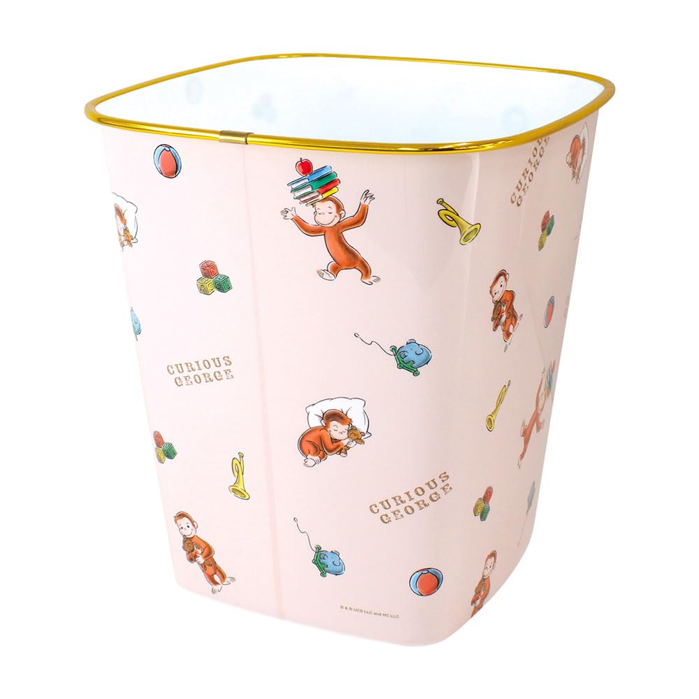 レトロ ポップ キャラクター 紙製 ゴミ箱 ダストボックス Amazon.co.jp: ティーズファクトリー ゴミ箱 おさるのジョージ