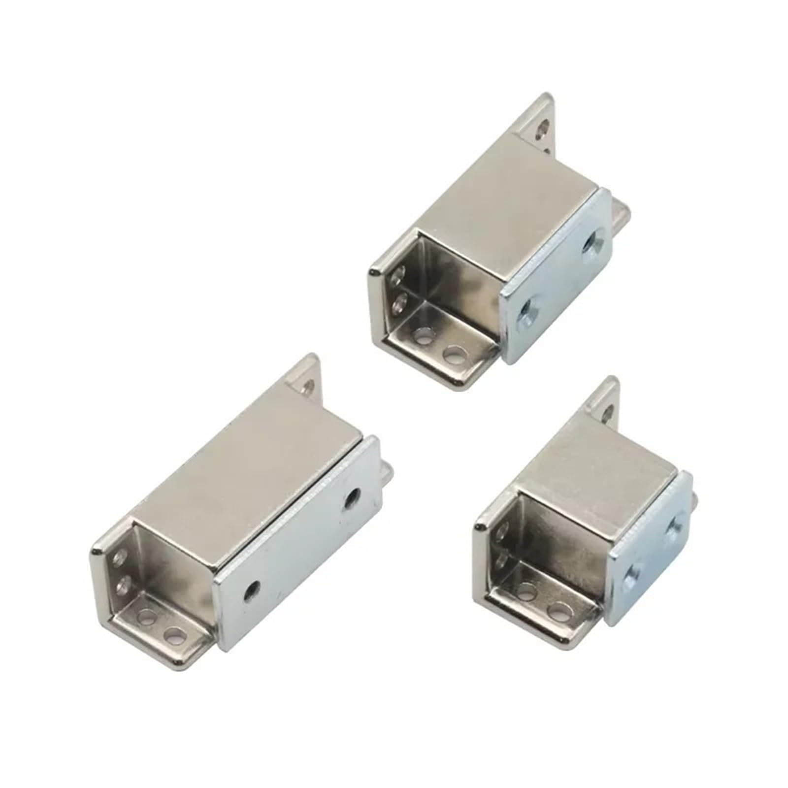 Serrure carrée magnétique pour armoire dressing placard cuisine entraxe 80mm