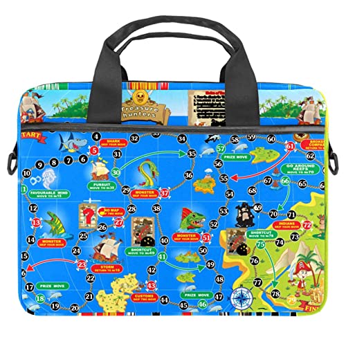 Sacoche à bandoulière pour ordinateur portable motif vagues de Fuji compacte 28x36.8cm