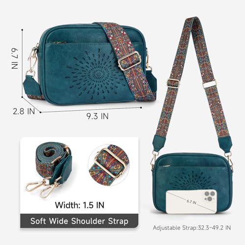 Image of APHISON Crossbody Bags for Women Trendy,Vegan Leather Small Crossbody Purses Shoulder Handbags with Adjustable Strap