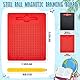Faccito 2 Stück Magnetische Zeichenbretter Magnettafel Kinder Magnetisches Stahlkugel Zeichentafel mit Stift Magnetspiel Magnet Spielzeug Reisebeschäftigung für Kinder Ab 3 Jahre(Schwarz, Rot)