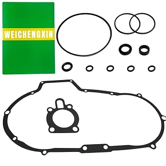 Clutch Primary Cover Gasket Kit Sportster XL883C Hugger XLH883 XL883R XLH883C Deluxe XL1200C Sport XL1200S XLH1200 XLH1200C XLH1200S 1991-2003