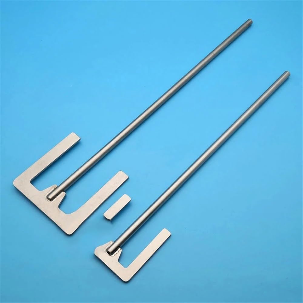 1 Stück E-Typ Paddelrührblatt aus Edelstahl | Überkopf-Rührstab mit Stab in verschiedenen Größen, leicht zu zerlegen(110x8x500mm)