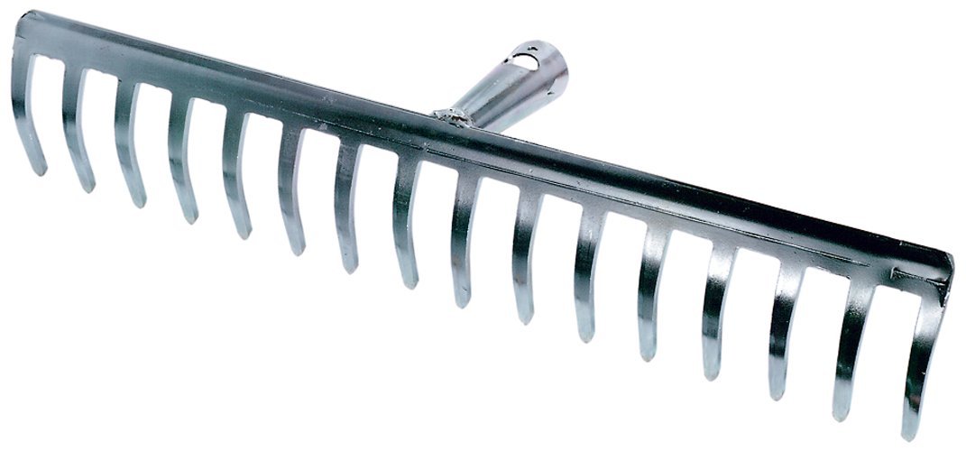 Connex FLOR50316 - Rastrillo para jardinería (Metal)