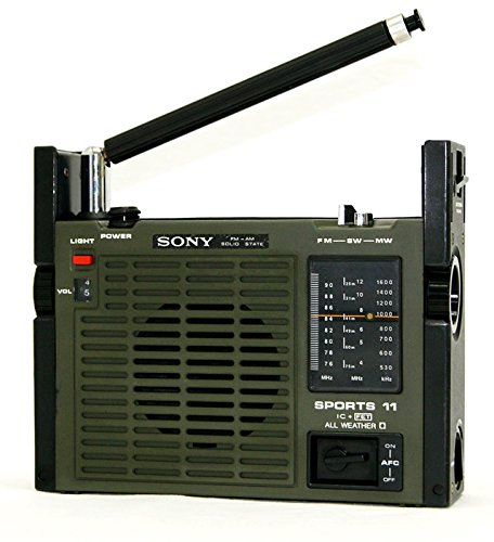 SONY ソニー　ICF-111　Sports11　アドベンチャー仕様・全天候型3バンド高感度ポータブルラジオ　FM/MW/SW