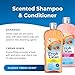 PetAg Fresh ’n Clean Scented Shampoo, Classic Fresh Scent (18 oz) + Fresh ’n Clean Scented Creme Rinse Conditioner, Classic Fresh Scent (18 oz)