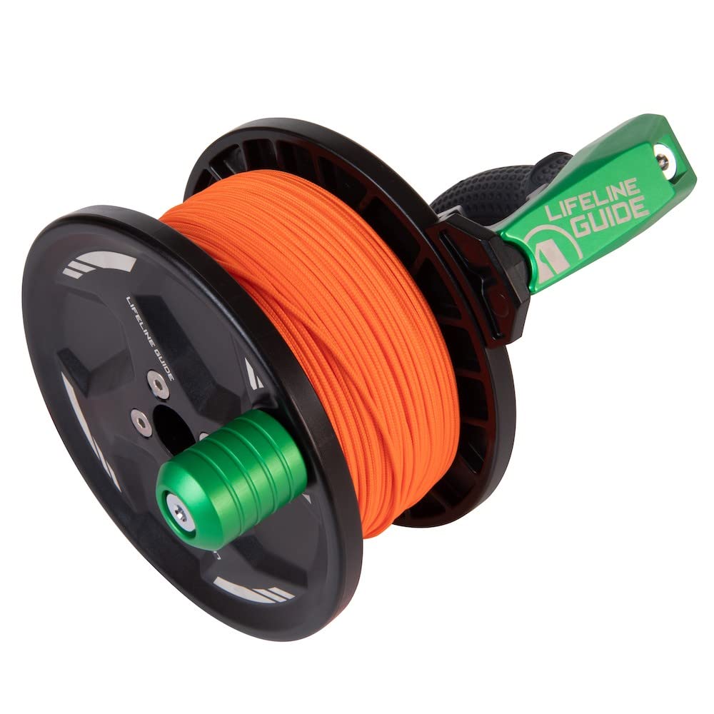 Apeks 120m Guide Reel, Green