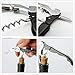 Waiters Corkscrew with Foil Cutter Professional Wine Bottle Opener Folding by ZM-YOUTOO | Wine Key Double Hinged for Bartenders Servers Sommeliers, 5 Pack … (Multi-color Set of 5)