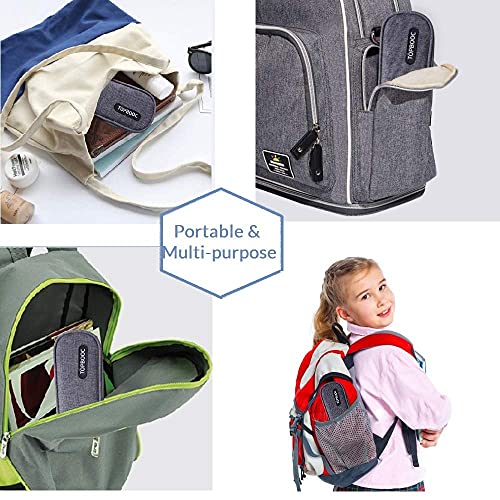 image for Topbooc Portable Stainless Steel Flatware Set, Travel Camping Cutlery 