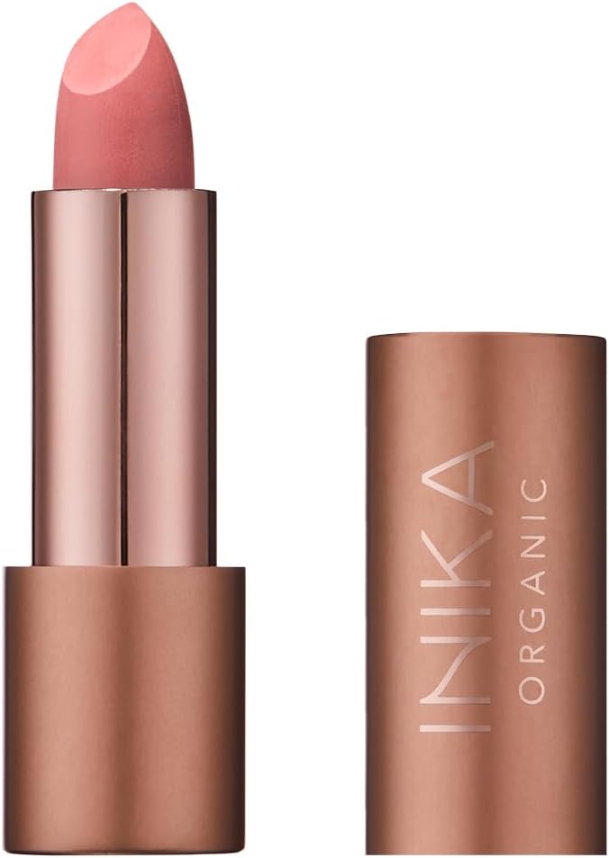 Organic Lipstick | Non-Toxic, Vegan and Cruelty-Free Makeup Enriched with Jojoba Oil, Moisturizing Shea Butter and Long-Lasting Pigment | Nude Pink