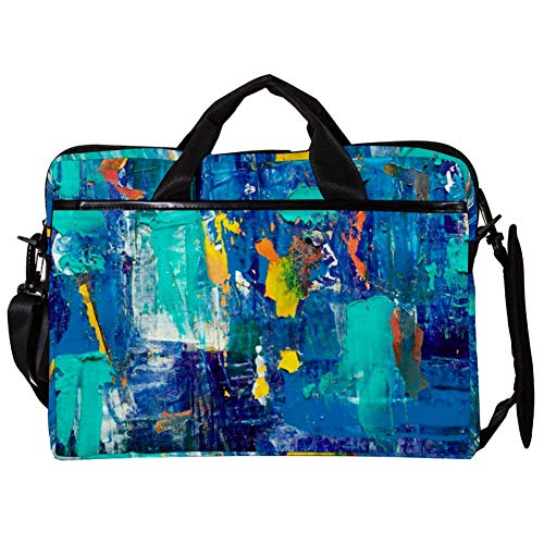 Evita golpes en tu PC con el bolso bandolera portátil 14 a 15,4 pulgadas azul