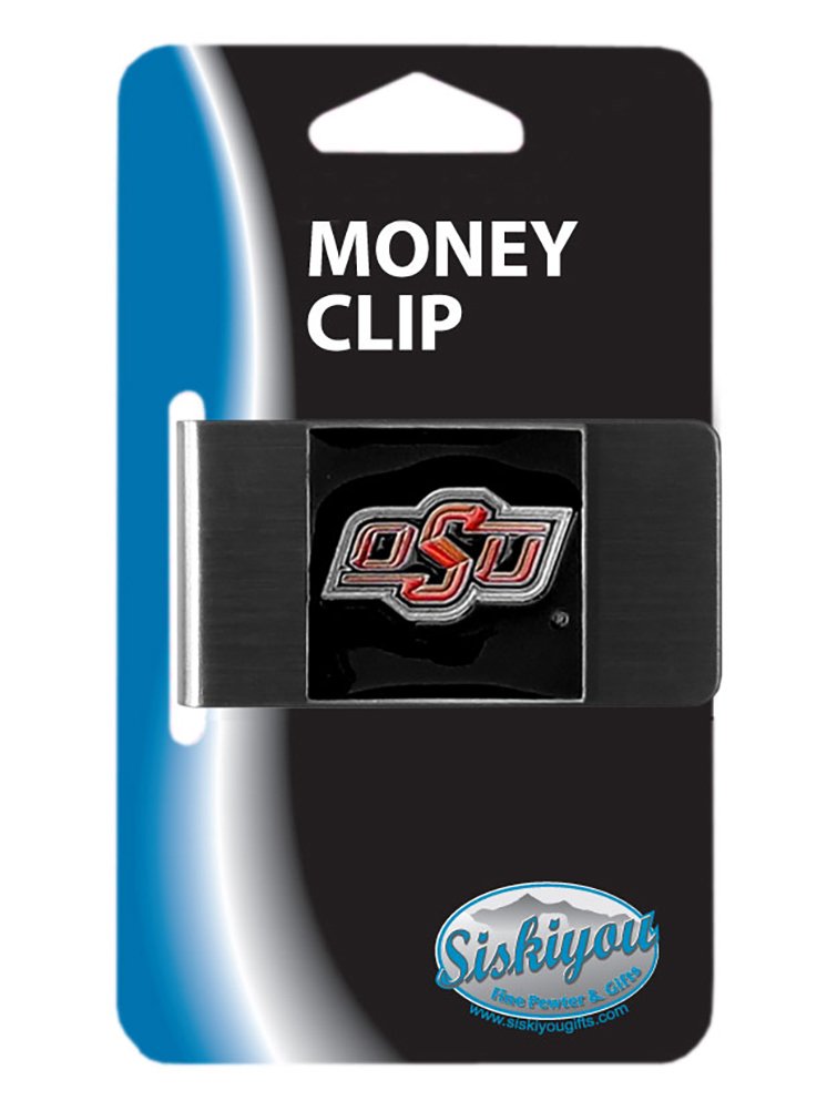 NCAA Oklahoma State Cowboys Steel Money Clip-image-7