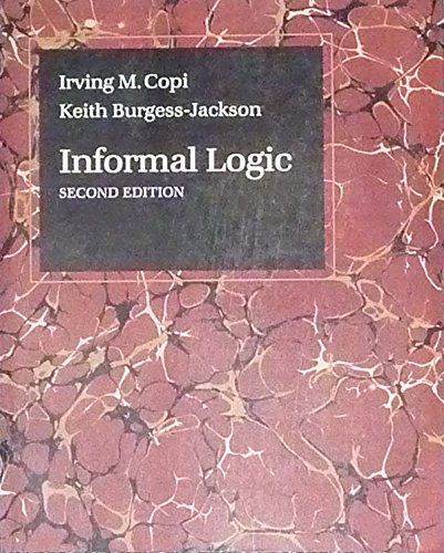 Informal Logic 0023250518 Book Cover