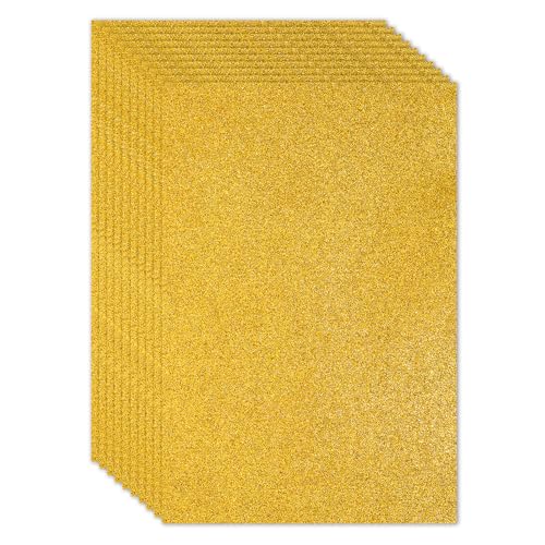 Feuilles de mousse à paillettes de 2 mm PATIKIL jaune A4 pour cosplay et bricolage