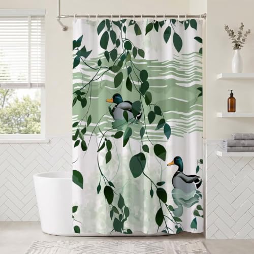 Rideau douche imperméable lavable en machine avec œillets ZO-862
