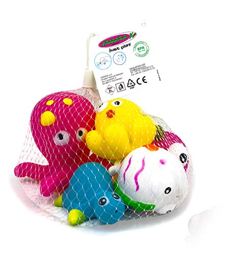 JAMARA 460616 Badespielzeug Meerestiere 6tlg