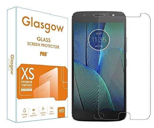 Glasgow Screen Protector for Motorola Moto G5s Plus [Tempered Glass Guard] [Gorilla] Easy Installation [Anti FingerPrint] (B082HR6GG3) Amazon Price History, Amazon Price Tracker