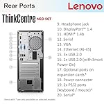 Lenovo ThinkCentre Business Desktop| Intel Core i5 Processor | 32GB RAM | 1TB SSD | Support Upto 3 Monitors | HDMI & USB-C | Ethernet | Wi-Fi | Bluetooth | Keyboard & Mouse| Windows 11 Pro - Image 4