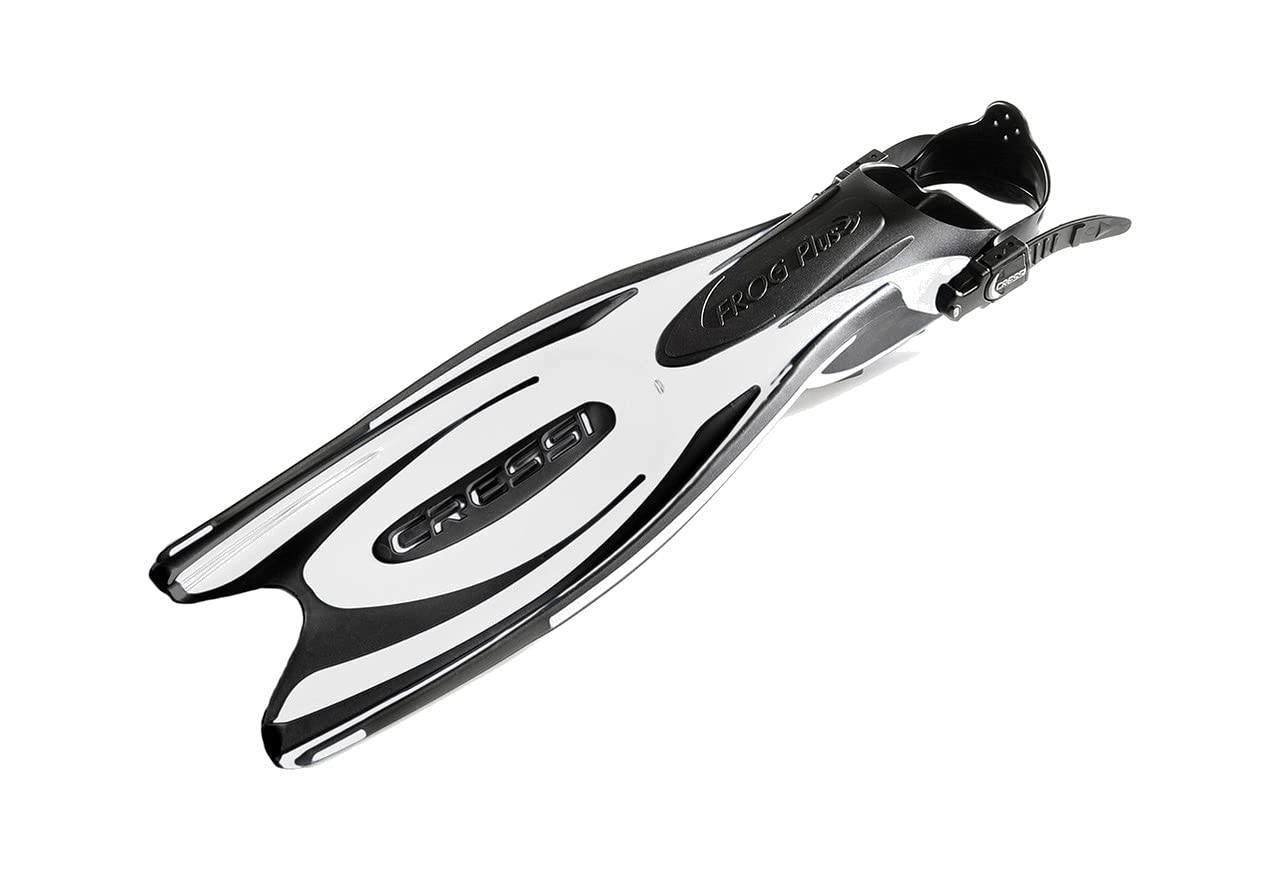 CRESSIAdult Powerful Efficient Open Heel Scuba Diving Fins | Frog Plus: made in Italy