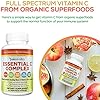 Paleovalley-Essential-C-Complex-Vitamin-C-Food-Supplement-with-Organic-Superfoods-for-Immune-Support-6-Pack-450-mg-per-Serving-No-Synthetic-Ascorbic-Acid-No-GMO-Fillers-or-Gluten Paleovalley Essential C Complex - Vitamin C Supplement for Immune Support - 6 Pack, 450mg - From Organic Superfoods Unripe Acerola Cherry, Camu Camu, Amla Berry - No Synthetic Ascorbic Acid - USA Made