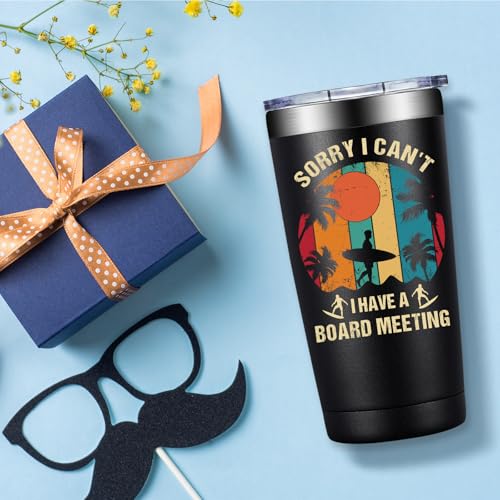 DOEARTE Surfing Gifts for Men Women - Christmas Birthday Gift Ideas for Surfing Lover - Surfings Accessories for Surfer Coworker - 20oz Surfings Tumbler