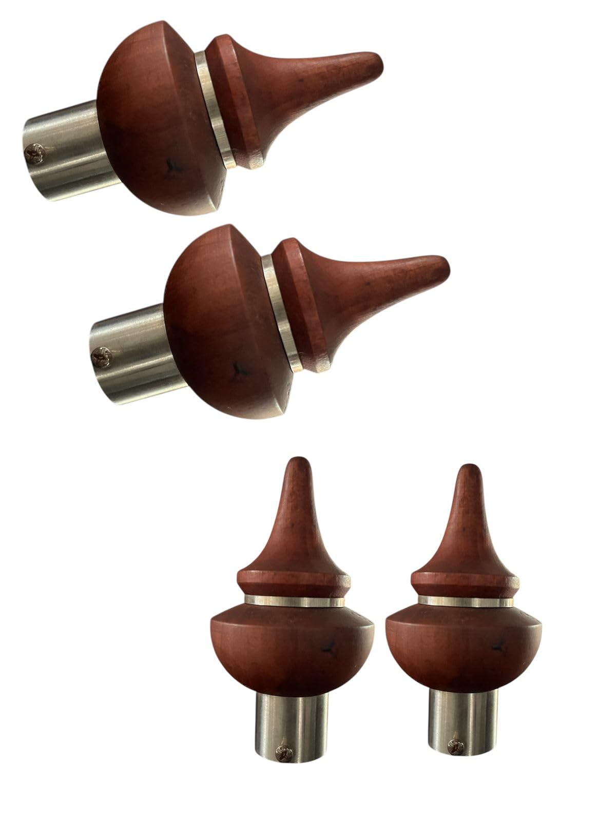 RM Wooden Curtain Bracket Set Designed for 1-inch Curtain rods. Made from high-Quality Wood with a Rich Teak Finish, These Brackets add a Classic and Elegant Touch to Your Home décor.(Pack of 4PS)-picture-14