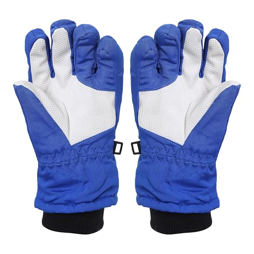 Image of FabSeasons Unisex Warm Winter Gloves, Waterproof, Windproof for Hiking, Driving, Running & Outdoors, Fits for 3-5 Years Old Boys and Girls