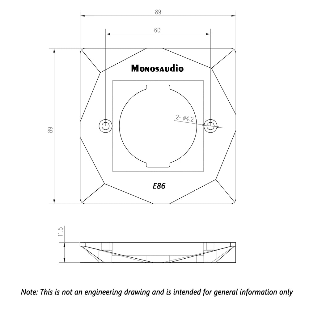 Monosaudio Prise Schuko en cuivre pourpre rhodié 16A