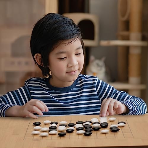 Set Juego de Mesa Go Bamboo Reversible 19x19/13x13 miniatura 6