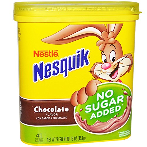 Nestlé, Chocolate Sabor, Sin Azúcar Añadido, 16 oz (453 g) - Nesquik - vendedor GB