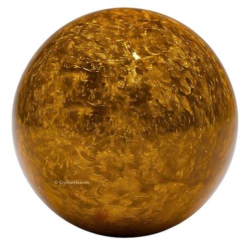 Image of Certified Bronzite Crystal Ball for Meditation - Premium Crystal Vastu Items for Home and Feng Shui Items for Good Luck - Ideal for Pooja Supplies and Spiritual Practices (2 inch Inch)