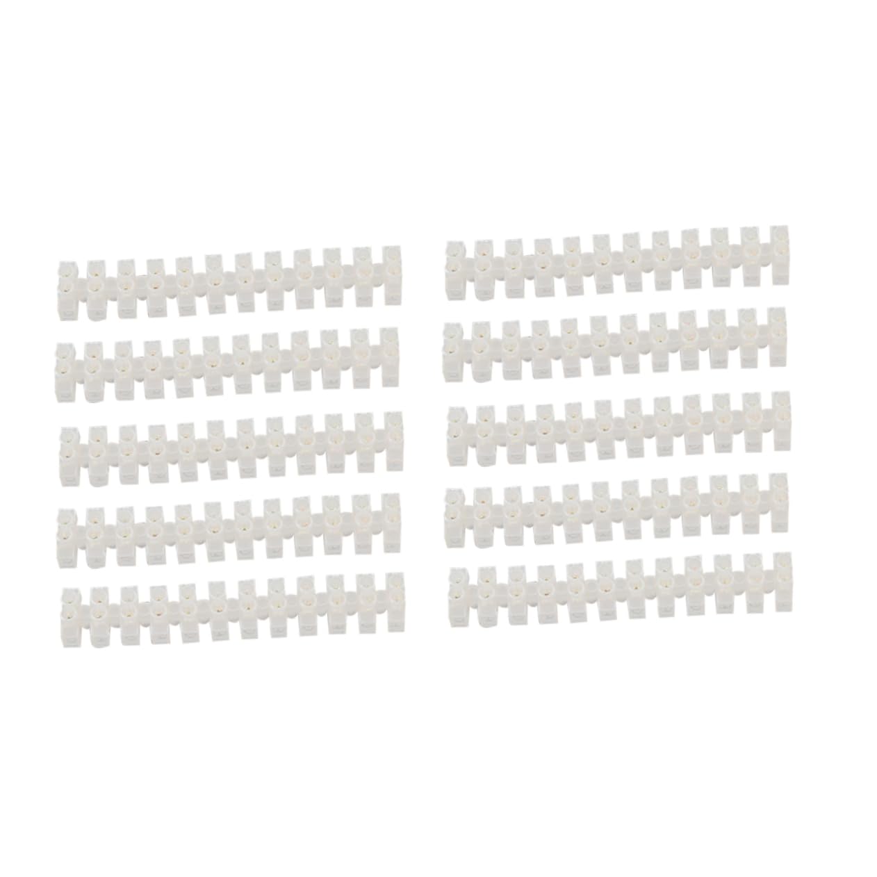 Bornier à vis de qualité supérieure Cabilock boîtier plastique blanc rigide - 8