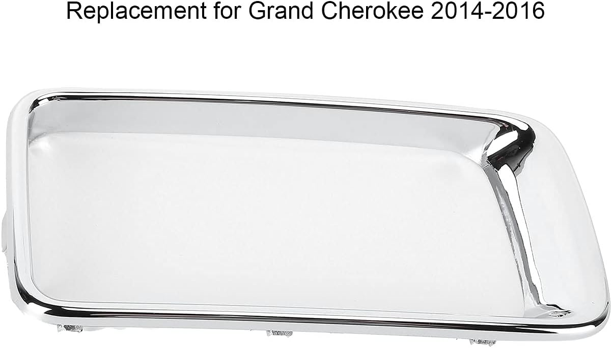 Front Grill Trim Insert Ring, ABS Front Grille Trim Ring Chrome Plated Modification Replacement for 2014‑2016 (7PCS/Set)