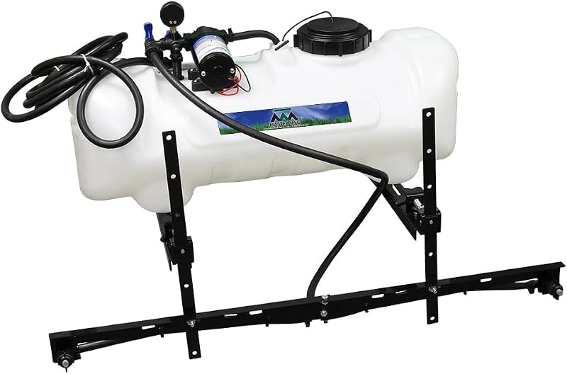 Master Mfg 15-Gallon ATV & UTV Broadcast Boom Sprayer - 7ft Swath, 2.2GPM, 70PSI Max, Amazon Exclusive