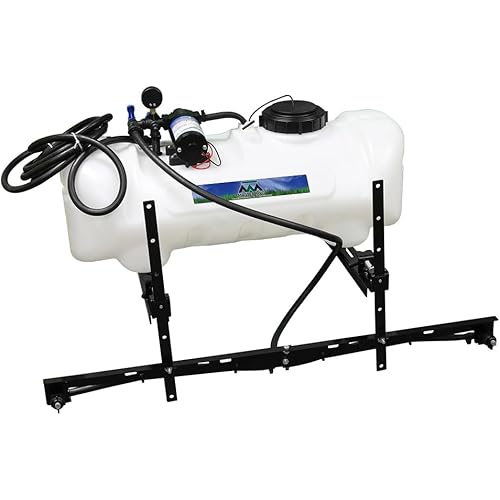 15-Gallon ATV Broadcast Sprayer - 7ft Swath, 2.2GPM, 70PSI Max, Amazon Exclusive