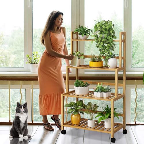 Support pour plantes d'intérieur Simcat pour libérer de l'espace au sol