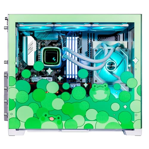 Image of Velztorm Minty Frog Custom Built Gaming Desktop PC (AMD Ryzen 7 5700X, Radeon RX 9070 XT, 16GB DDR4, 1TB PCIe SSD, RGB Fans, 240mm AIO, 850W PSU, WiFi 5, Bluetooth 5.0, RJ-45, Win 11 Pro)