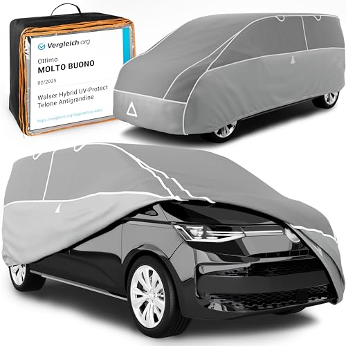 WALSER Premium telo antigrandine per autobus Hybrid UV Protect, prodotto Molto Buono* copertura antigrandine per furgone, certificato dal TÜV Austria* copertura antigrandine furgone Misura 11 Bus