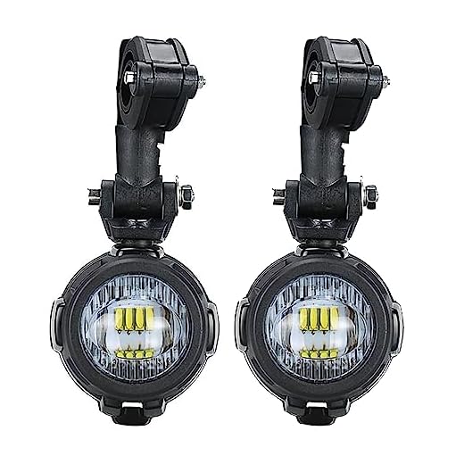 Motocicleta Luces de Niebla LED,Lámparas Auxiliares 40W Lámparas de Conducción de Haz Puntual para BMW R1200GS ADV F800GS F650 LC ADV KTM 1190 1190R 1290 Motocicletas Universales