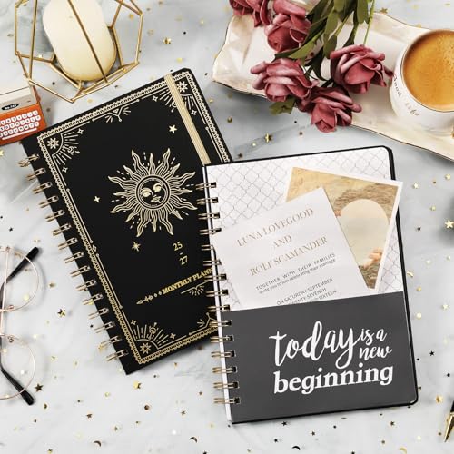 2024-2027 Monthly Planner - Monthly Calendar/Planner, JAN 2024 - DEC 2027, 3 Year Monthly Planner 2024-2027, 6.3\" * 8.4\", Thick Paper, Back Pocket, Black