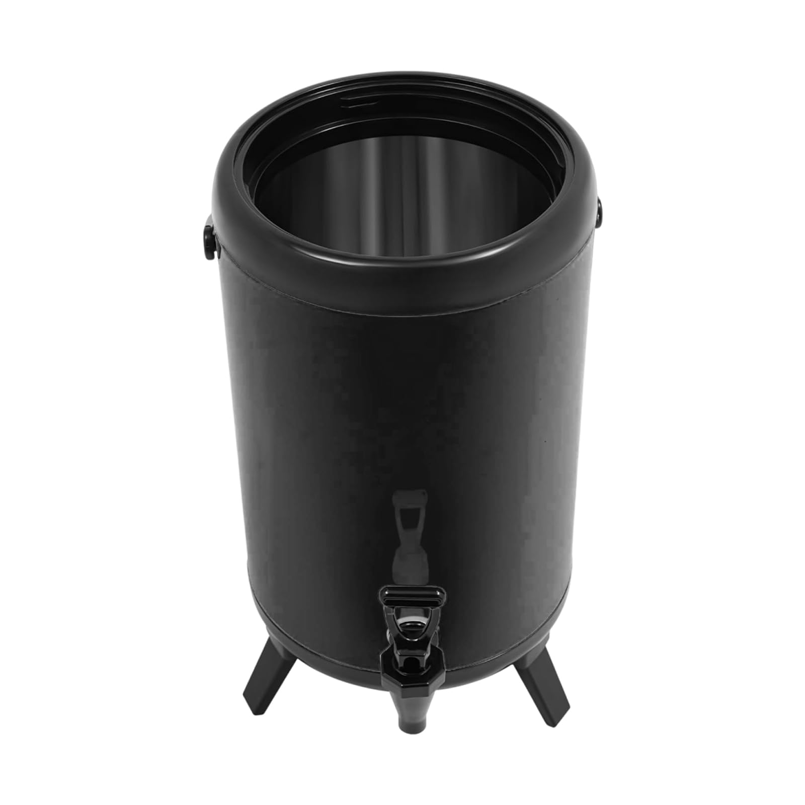 Distributore moderno per bevande calde da 8 litri, con flusso e coperchio, eccellente per caffè, tè e bevande, bianco antiruggine, a due strati, distributore di bevande calde e isolate