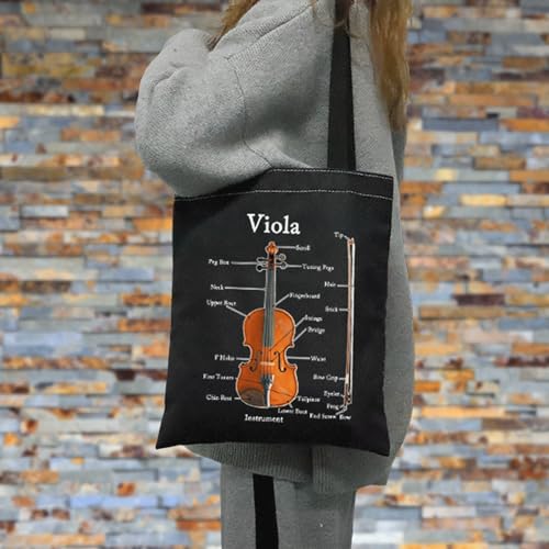 Bolso Tote para músico de viola miniatura 3