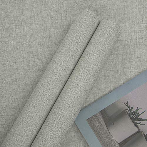 Tanone Flaxen Grass Cloth Peel And Stick Wallpaper 15.8" X 118"Self-Adhesive Removable Linen Wallpaper Decortaive For Furniture Room #TOP5