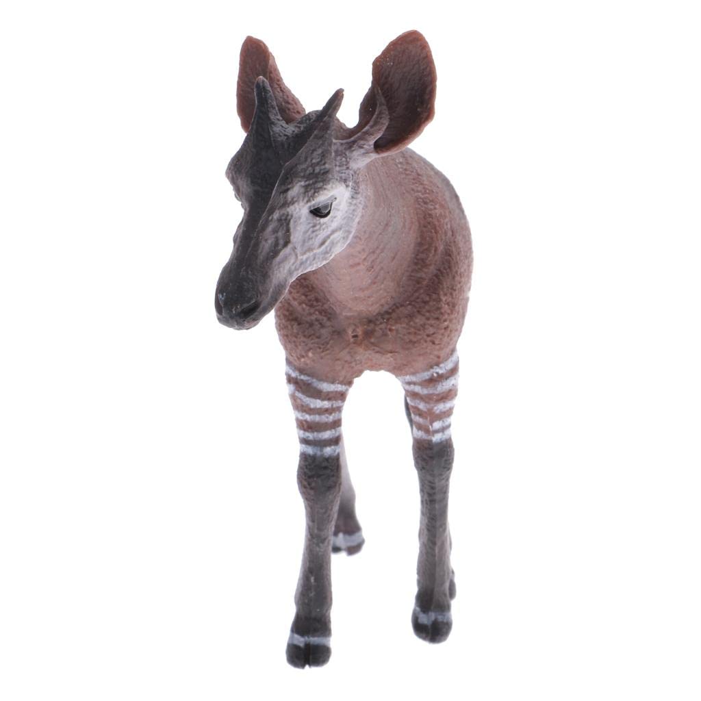 MERISHOPP Simulation Okapi Animal Model Kid Toy Story Telling & Teaching Props|Toys & Hobbies|Educational|Science & Nature|Animals & Nature
