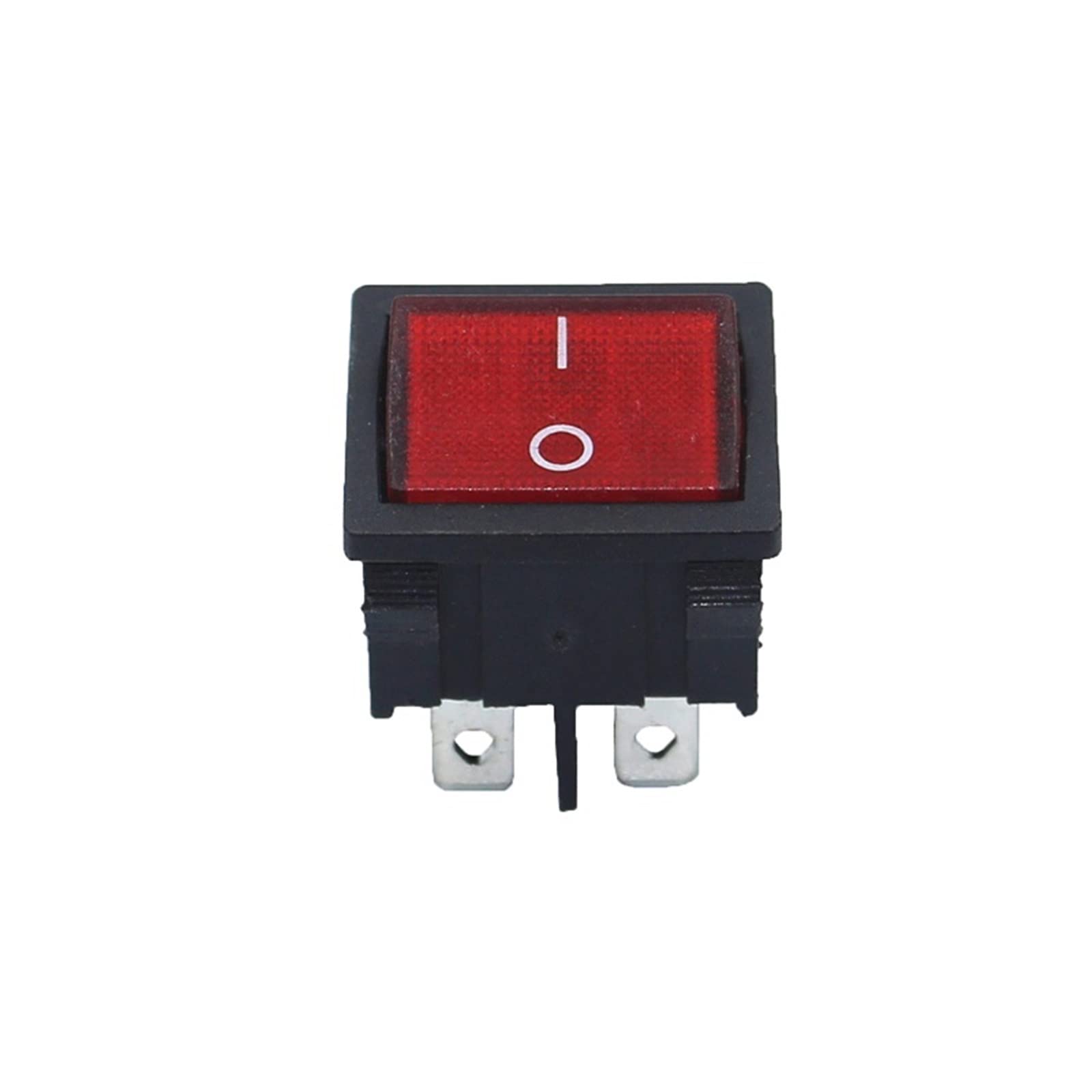 Buy KCD4 16A 250V AC 6-Pin On-Off-On 3-Position Rocker Switch (Pack of 100) 10個 KCD5 21X24mm 21 * 24mm 6 ピン 3 ポジション 6A/12A 250VAC ON-OFF ON SP