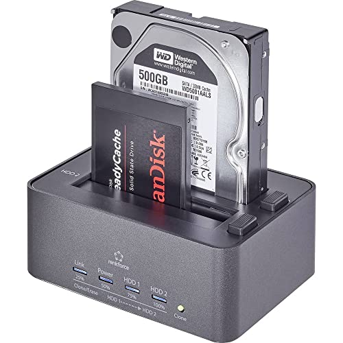 Station d'accueil disque dur Renkforce rf-docking-08 pour cloner votre PC à la maison