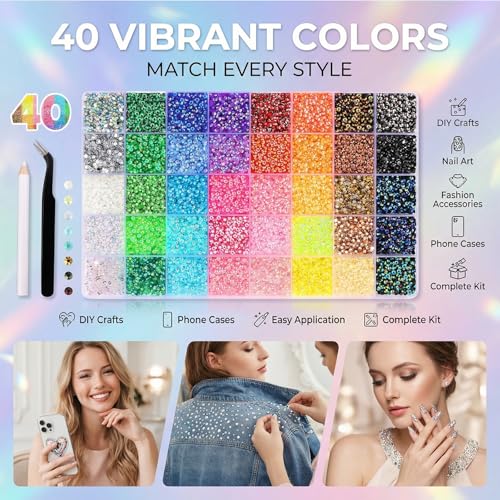 Gemas planas BEE&FLOWER de 3 mm para decorar sin caídas con bolígrafo de recogida 3