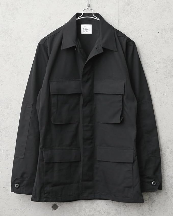 Amazon | 実物 デッドストック 米軍 ブラック リップストップ