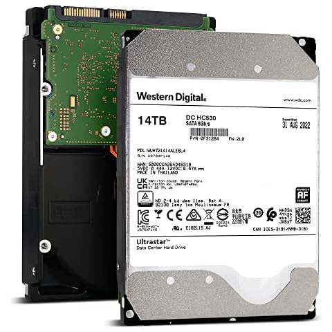 HGST 0F31284 3.5inch 14TB 7200RPM 512MB SATA 6Gb/s 512e SE Ultrastar DC HC530 (Renewed) Cover