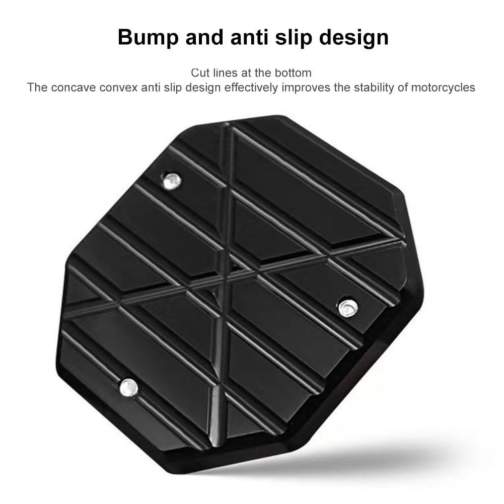 Soporte Lateral Ajustable Para Moto - Aleación Aluminio T6063 Acero Inox 304 | 500kg